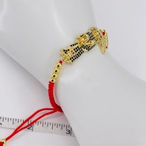 The Grim Reaper adjustable bracelet gold plated 18k